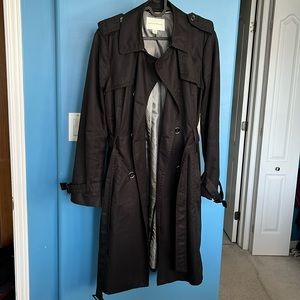 Banana Republic Black Trench Coat